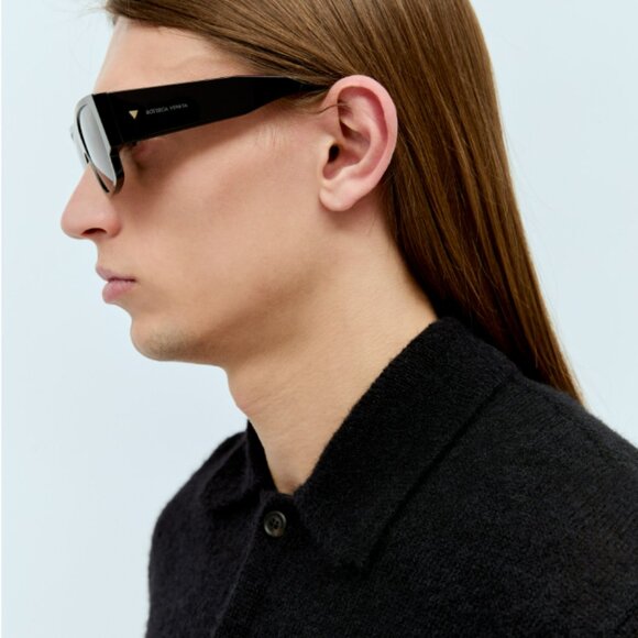 BNWT SS25 BOTTEGA VENETA SUNGLASSES BV1286S 001 - Picture 6 of 10